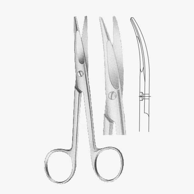 itm_l_105 MAYO Straight, Round Blades - Image 1
