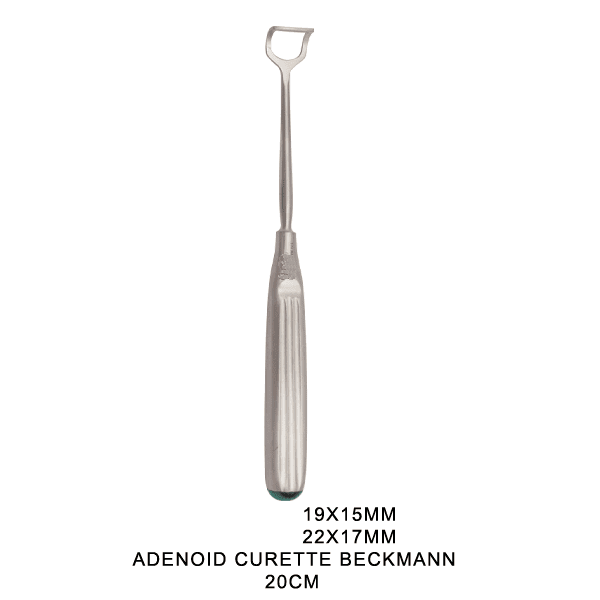 001b Adenoid Curette Beckmann - Best 20cm ENT Instrument - Image 1