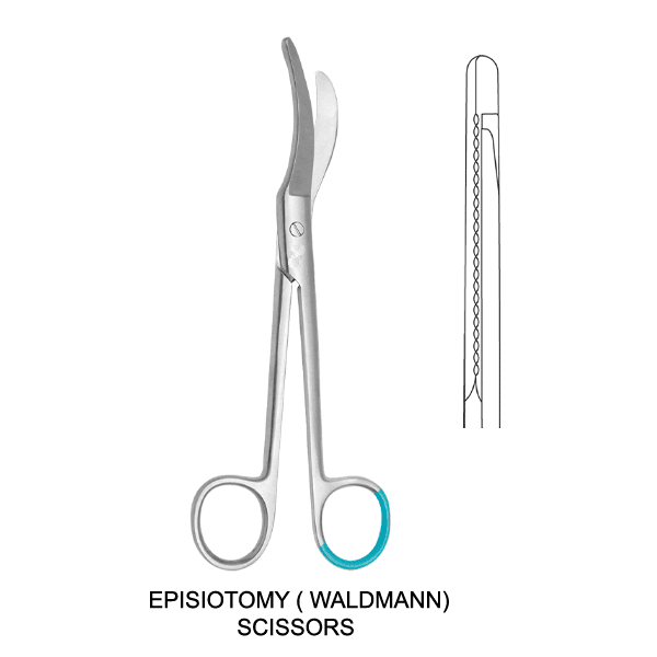 48 Episiotomy (Waldmann) Scissors - Image 1